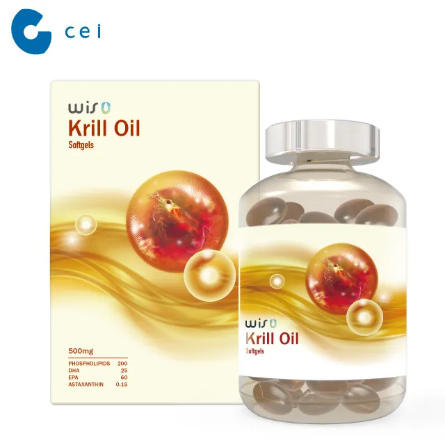 Lebensmittel Ergänzung Gesundheit Produkt Omega3 Kapseln EPA DHA Krill Öl Softgel Astaxanthin Kapsel Omega-3