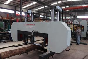 Grandes árboles vio sierra de <span class=keywords><strong>cinta</strong></span> horizontal máquina hecho en china Shandong shuanghuan - Product Image 3