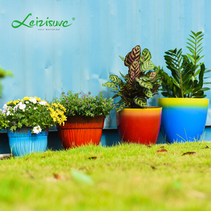 Leizisure moderno barato de plástico de la flor macetas y jardineras macetas para plantas - Product Image 2