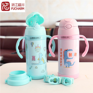 Bouteille d'alimentation pour bébé en lait, tétine, biberon pour bébé, bouteille pour enfants, eau avec paille - Product Image 3