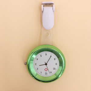 패션 간호사 시계 8 색 라운드 다이얼 석영 의사 의료 포켓 Fob 시계 - Product Image 3