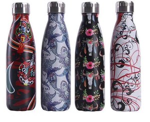 18/8 Stainless Steel Cola Shape Custom <strong>Personalized</strong> <strong>Water</strong> <strong>Bottle</strong> - Product Image 3