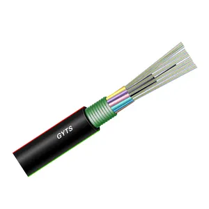 GYTS Conduit Aérien En Acier Ondulé Blindé G652D câble à fibers optiques à 8 noyaux/câbles à fibers optiques