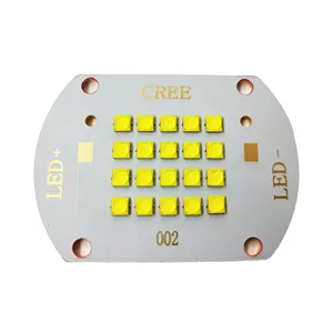 Customized Copper Plate PCB With Original LED 20PCS XPE XP-E In 10 Series 2 Parallels