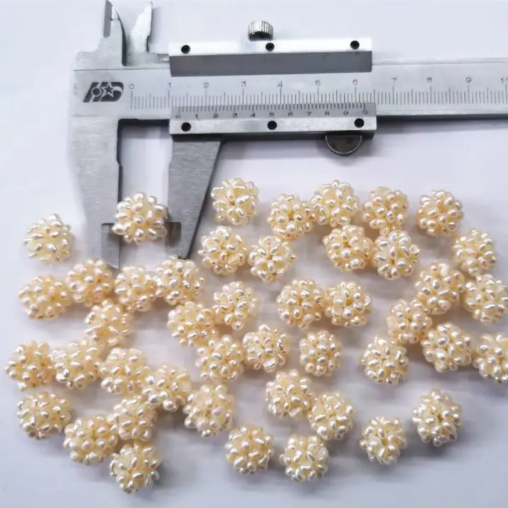 CZ Jewelry accessories 14 mm freshwater pearl balls