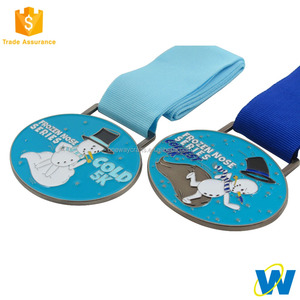Fabricant Personnalisé En Métal 5 <span class=keywords><strong>K</strong></span> En Cours D'exécution Sport Prix Médaille de Ruban - Product Image 2