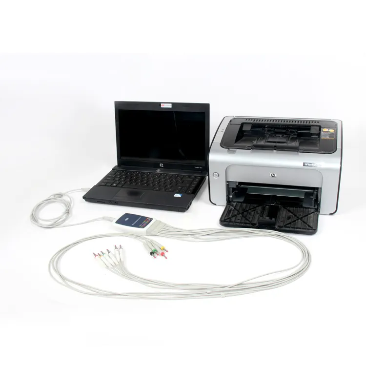 Contoec8000g ECG Workstation 12 Mesin ECG Timbal Ecg Monitor 12 Saluran