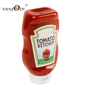 Classic Shape Organic Sauce Ketchupボトル14オンスEasy Squeeze Bottle