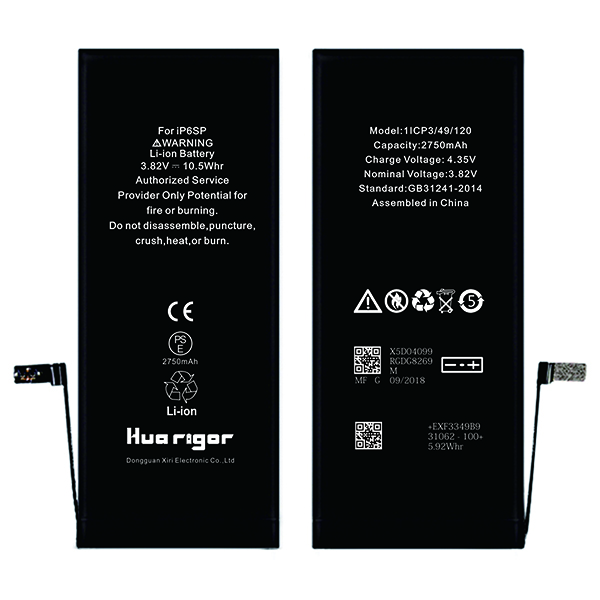 Cell Phone Battery for Phone Repair Service Parts 6SP Battery Replacement Li-ion Polymer Battery