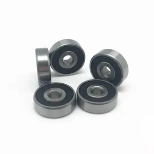 636 베어링 6mm 구멍 탄소강 또는 크롬 스틸 베어링 고무 씰 또는 스케이트 보드 용 금속 씰 베어링