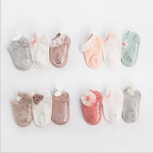 Frühling Und Sommer Neue Kunststoff Nicht-Slip Baby Socken Doppel Nadeln Lose Mund Neugeborenen Baby Socke kinder Boden socken