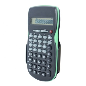 Mini calculatrice scientifique de poche à ligne LCD unique à 10 chiffres Appareil d'étudiant primaire à 56 fonctions alimenté par batterie en plastique - Product Image 6