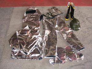 Costume de feu en aluminium de pompier de pompier approuvé par SOLAS avec le certificat de CCS - Product Image 5