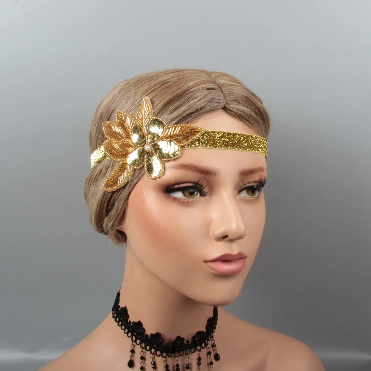 Fashion fascinator headband ribbon wedding bridal feather headpiece