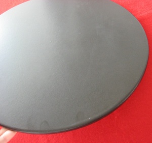 Fer à Pizza en céramique noire émaillée de qualité <span class=keywords><strong>alimentaire</strong></span>, réfractite naturelle de g, pierre à Pizza - Product Image 6