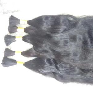 Nouvel arrivage de cheveux tressés indiens Remy de qualité 12A 100% cheveux humains vierges bruts Style de vague de corps en vrac de qualité 12A cheveux indiens - Product Image 1