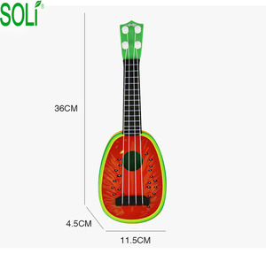 Ukelele de simulación creativa, guitarra eléctrica educativa, mini fruta - Product Image 6