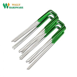 नए यू टेंट पेग्स ब्लैक टर्फ नाखून/सोड स्टेपल - Product Image 6