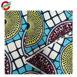 Africana de impresión de verdadero cera bloque imprime color de <span class=keywords><strong>la</strong></span> tela con flores - Product Image 2