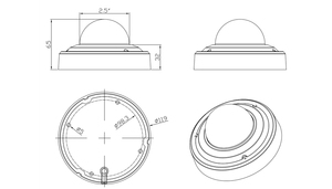2019 cheap Sony IMX323 <span class=keywords><strong>Mini</strong></span> IP Surveillance camera CCTV with Hikvision/<span class=keywords><strong>Dahua</strong></span> protocol - Product Image 5