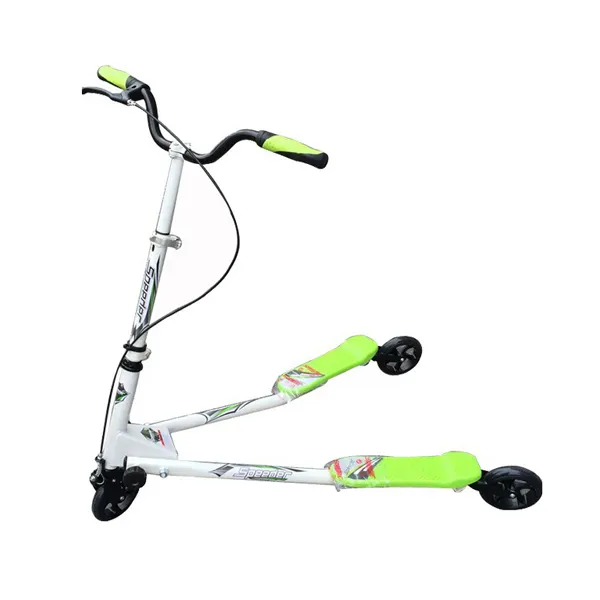 3 tekerlekli çocuk pro salıncak kick ayak sürgülü kurbağa scooter iki pedallı