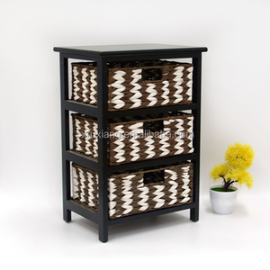 Tủ Đựng Đồ Gỗ Nội Thất Trung Quốc Màu Đen Giảm Giá Mạnh Tủ Đựng Đồ Trang Trí Nhà Cửa - Product Image 1