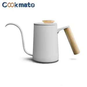 Atacado pote de café longa-Chaleira longa estreita de aço inoxidável, chaleira longa para café e chá