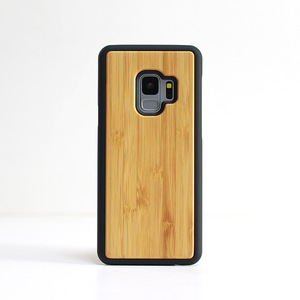 Chaude de <span class=keywords><strong>protection</strong></span> antichoc housse de téléphone en bois, tpu étui en bambou <span class=keywords><strong>pour</strong></span> <span class=keywords><strong>Samsung</strong></span> <span class=keywords><strong>S9</strong></span>/S9plus - Product Image 1