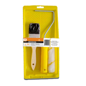 4" Paint <strong>Tools</strong> Set 4" Mini Paint <strong>Roller</strong> Tray 2"paint Brush 4" Acrylic Paint <strong>Roller</strong> 4"zinc-plated Handle Item No :39010 - Product Image 1