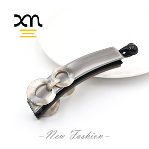 Haute qualité <span class=keywords><strong>fleur</strong></span> et feuille design coloré en plastique pinces à cheveux banane acétate <span class=keywords><strong>fleur</strong></span> pinces à cheveux pour femmes bijoux pinces à cheveux - Product Image 2