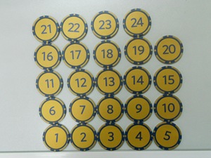 Fiches da Poker in Plastica con Numeri <span class=keywords><strong>Serie</strong></span> Personalizzati per Eventi di Beneficenza o Casinò - Product Image 6
