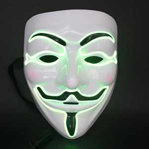Halloween EL Wire Glowing <strong>Mask</strong> Luminous LED Light up <strong>Cool</strong> <strong>Masks</strong> for Christmas Cosplay Birthday - Product Image 3