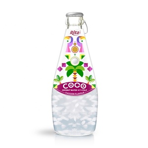 290ml <b>Glass</b> <b>Bottle</b> Original Sparkling Coconut <b>Water</b> - Product Image 1