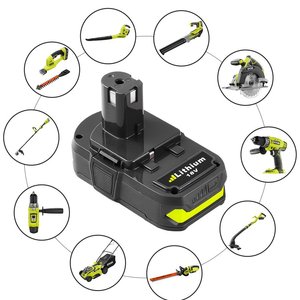 Li-ion 18 V 2000 mAh spare battery for electric tool for Ryobi P102/P103/P104 - Product Image 5