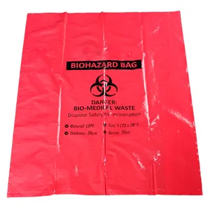 Kantong Sampah Biohazard Medis Plastik Ldpe Autoclave