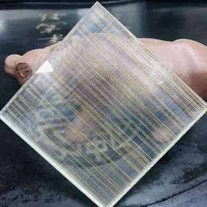 Chaînes décoratives en verre stratifié, 2 pièces, maille en cuivre - Product Image 4