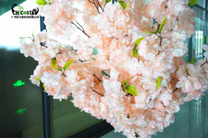 Decoración de Mesa de Boda Chicostar, Árbol de Flores de Cerezo Artificial - Uso en Interiores, Flores Naturales y Rosa Marfil, Tamaño Personalizable - Product Image 4