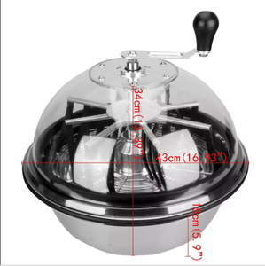 16" Bowl Grass <strong>Leaf</strong> <strong>Bud</strong> Hydroponic <strong>Trimmer</strong> <strong>Manual</strong> With Metal Blades Wet/dry Trimming Machine - Product Image 2