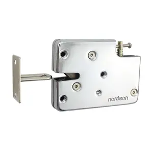 DC12V /24V Tủ Lạnh Máy Bán Hàng Tự Động Điện Tử RFID Locker Cửa Sổ Đàn Hồi Lực An Toàn Khóa Hộp