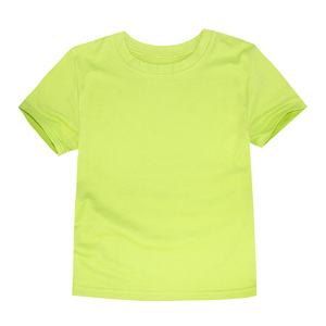 T-shirts pour garçons, hauts unis pour filles, t-shirts en coton uni à manches courtes pour <span class=keywords><strong>enfants</strong></span>, vêtements d'équipe vierges, t-shirts OEM ODM, vêtements pour bébés - Product Image 6