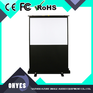 Tầng Thường Vụ Cuộn lên Màn Hình Chiếu Vải Di Động trong nhà/ngoài trời với Kích Thước Khác Nhau - Product Image 2