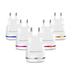 <span class=keywords><strong>Adaptateur</strong></span> <span class=keywords><strong>secteur</strong></span> 2 port 5 v 2.1A double usb <span class=keywords><strong>portable</strong></span> accueil voyage mur Chargeur de téléphone - Product Image 2