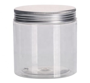 Thực Phẩm Container 50Ml 60Ml 80Ml <span class=keywords><strong>100Ml</strong></span> 120Ml 140Ml 150Ml 180Ml 200Ml 250Ml 500Ml Rõ Ràng PET Nhựa Kẹo Jar Jar Với Nhôm Cap - Product Image 2