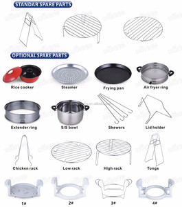 7L متعددة الوظائف الحراري فرن هالوجين مع ملحقات مجانية - Product Image 6