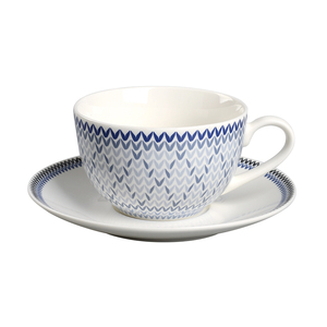 Creativo azul copo de nieve coupe placa taza de té cena vajilla para la cena - Product Image 5