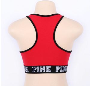 2019 New <b>Sexy</b> Women Tank Tops Quick Dry <b>Tight</b> Fitness Bra Set Custom Text Letter Print Singlet Exercise Workout T-Shirt - Product Image 4