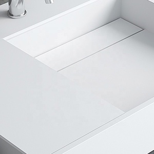 OEM <span class=keywords><strong>de</strong></span> alta calidad <span class=keywords><strong>de</strong></span> superficie sólida artificial fundición <span class=keywords><strong>de</strong></span> piedra <span class=keywords><strong>de</strong></span> <span class=keywords><strong>baño</strong></span> colgado en la pared lavabo con armario - Product Image 6