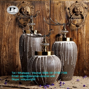 Ad alta temperatura in <span class=keywords><strong>ceramica</strong></span> <span class=keywords><strong>verde</strong></span> fuoco <span class=keywords><strong>vaso</strong></span> per hotel - Product Image 2