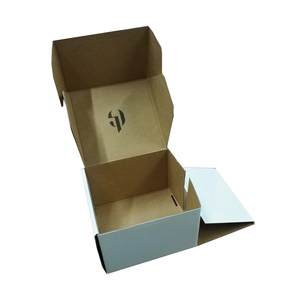 Petit/grand/taille personnalisé<span class=keywords><strong>e</strong></span> boîte en carton ondulé kraft avec couvercle - Product Image 4