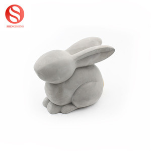 Venta al por mayor, artículo de conejito grande de decoración, figura de conejo de cemento encantador, artesanías de <span class=keywords><strong>Pascua</strong></span> - Product Image 3